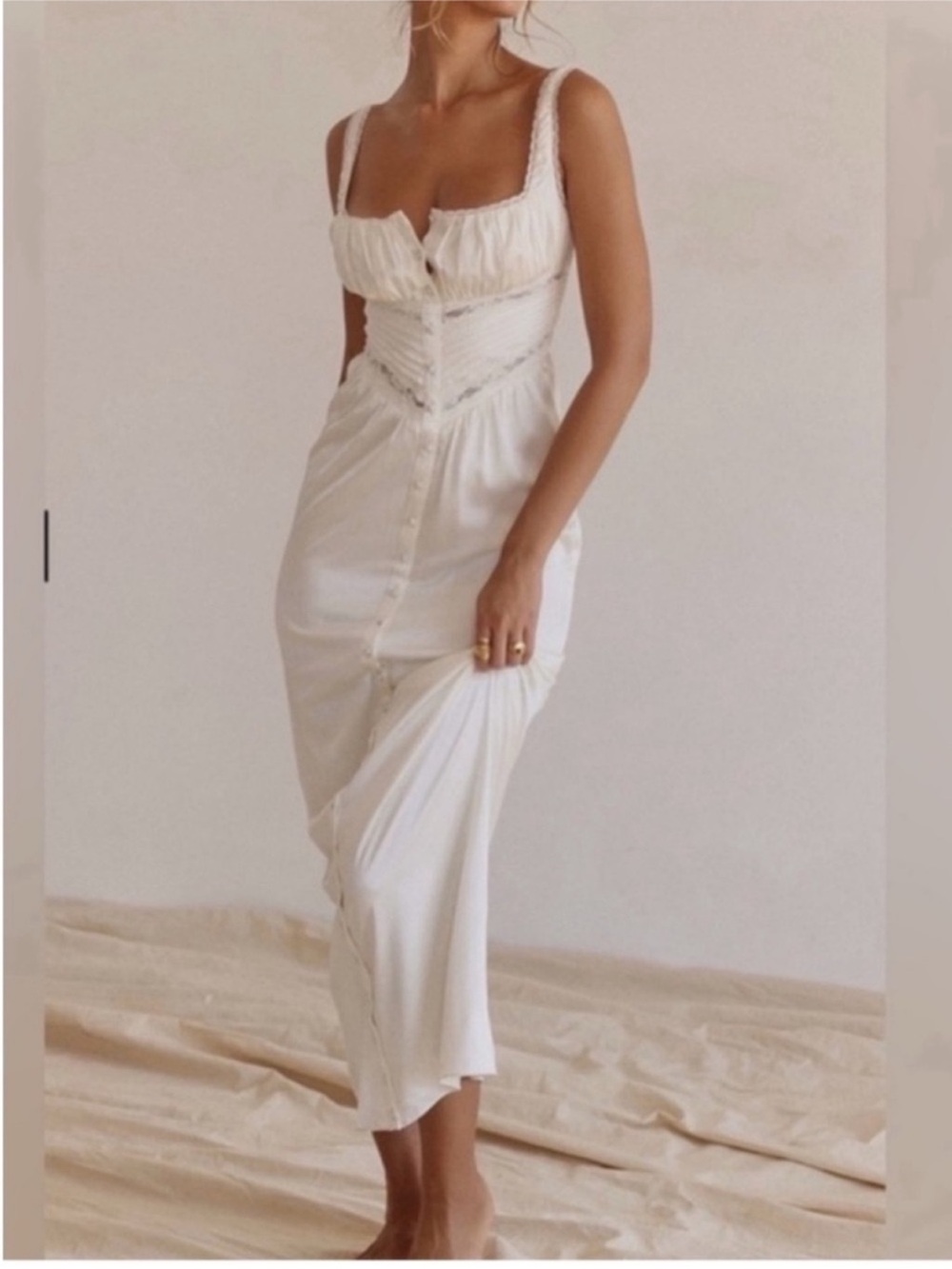 House Of Cb Illiana Silk Maxi Dress - Picture 3 of 8